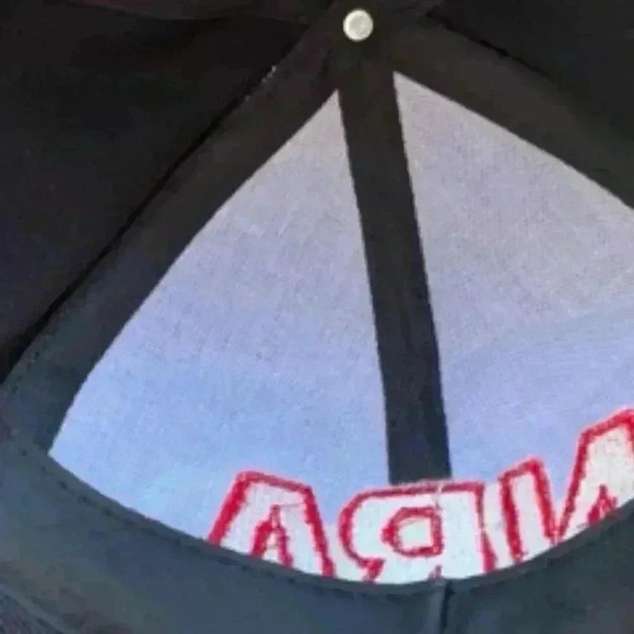 National rifle Assoc Stand And Fight Hat Black And Red Adjustable Strap Back Cap - Picture 9 of 12